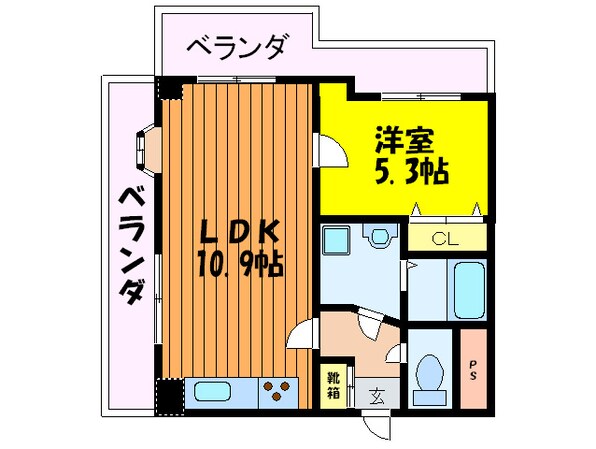 Ｋファミリ－シャト－の物件間取画像